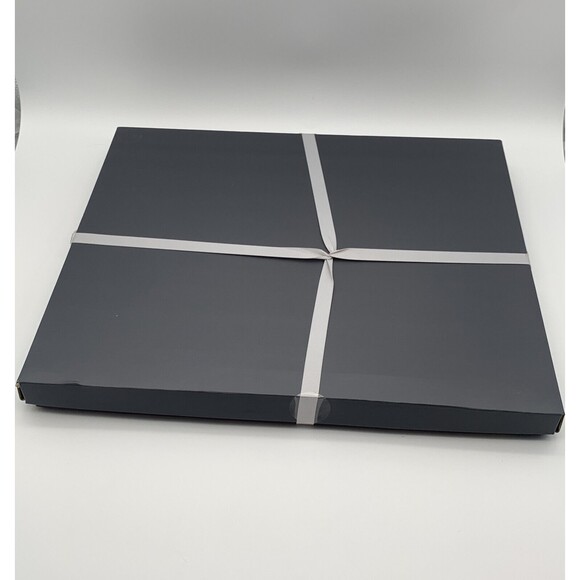 White Cake Plate And Server "To Start the Party" New in Box Belk Exclusive - Picture 11 of 12